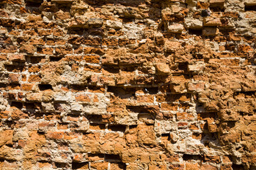 details of the ruined fortress