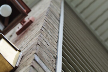 House with stacked bricks