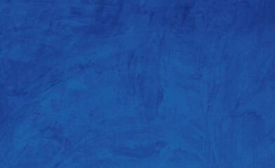 Beautiful Abstract Grunge Decorative Navy Blue Dark Stucco Wall Background. Art Rough Stylized Texture Banner With Space For Text