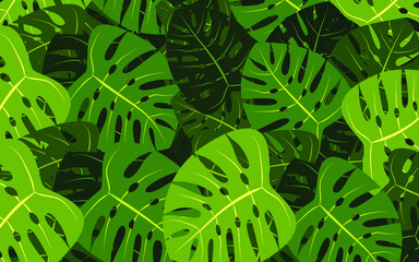 green leaves background