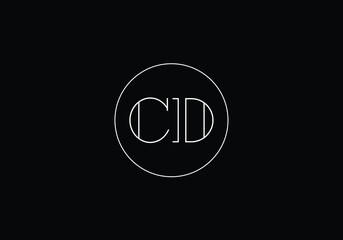 Initial Monogram Letter C D Logo Design Vector Template. Graphic Alphabet Symbol for Corporate Business Identity