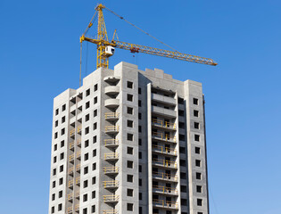 Fototapeta na wymiar construction of apartment buildings