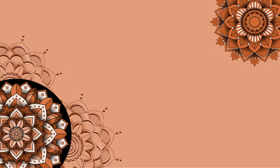 Beautiful colour mandala background