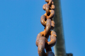 old rusty chain