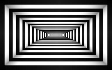 black and white tunnel texture background