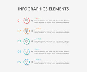 Presentation business infographics template. Vector illustration.