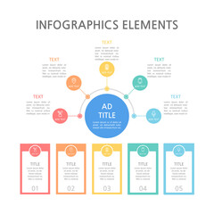 Presentation business infographics template. Vector illustration.