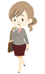 ビジネスウーマンのイラスト