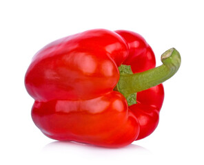 red pepper isolated on white background.