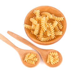 Pasta isolated on white background