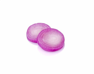 shallots isolated on white background