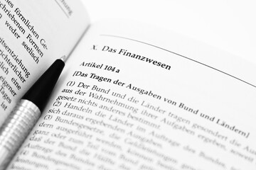 Finanzwesen Grundgesetz Artikel 104a