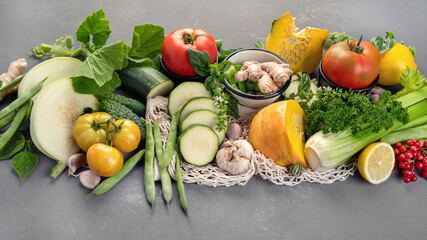 Summer vegetables with herbs