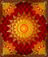  abstract beautiful luxury mandala background design. luxury ornamental mandala design background in gold color. vector luxury golden Decorative mandala for print, poster, cover, banner, wedding card.