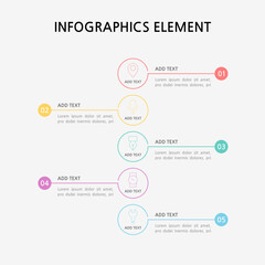 Presentation business infographics template. Vector illustration.
