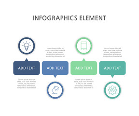 Presentation business infographics template. Vector illustration.
