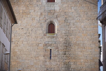 People in Street of Barcelos,beautiful  city of Portugal. Europe