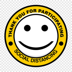 happy smiley face with smile, SOCIAL DISTANCING