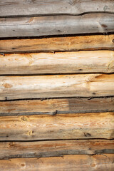 Wooden boards on the fence as an abstract