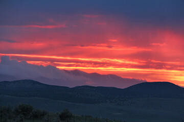 Sunset in Southern Idaho