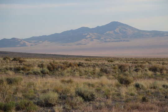 A view of the barren lands of the West Desert in Utah.