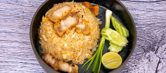 Thai Food Mixed Meals, with American Breakfasts 