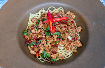 Thai Food Mixed Meals, with American Breakfasts 