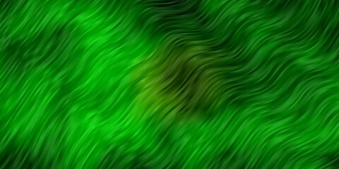 Dark Green, Yellow vector template with lines. Bright sample with colorful bent lines, shapes. Best design for your posters, banners.