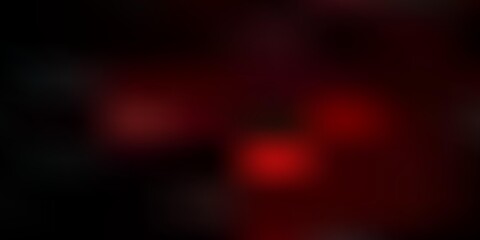 Dark red vector abstract blur layout.