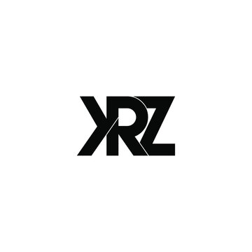 krz letter original monogram logo design
