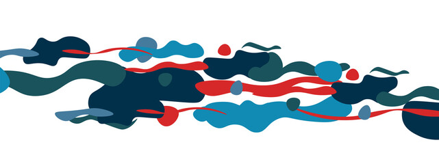 Trendy liquid style shapes abstract design, dynamic vector background for placards, brochures, posters, web landing pages, covers or banners