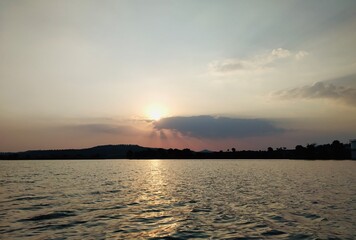 Naklejka premium Lets go somewhere where the sun kisses the beach.