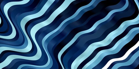 Light BLUE vector background with lines. Colorful illustration with curved lines. Smart design for your promotions.