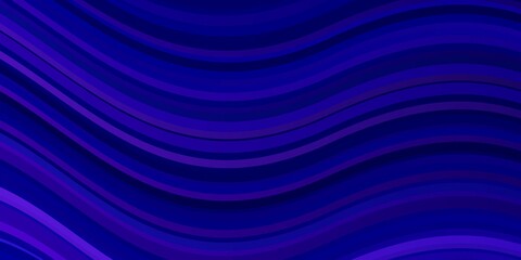 Light Blue, Red vector backdrop with curves. Colorful illustration, which consists of curves. Pattern for busines booklets, leaflets