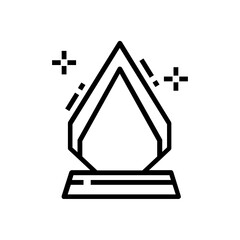 
Vector of award, honor reward in editable style 
