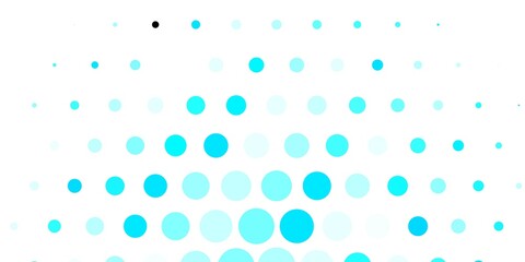 Dark BLUE vector backdrop with dots. Abstract illustration with colorful spots in nature style. Pattern for websites.