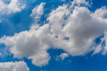 blue sky with clouds