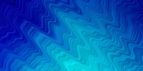 Light Pink, Blue vector template with curved lines. Brand new colorful illustration with bent lines. Best design for your posters, banners.