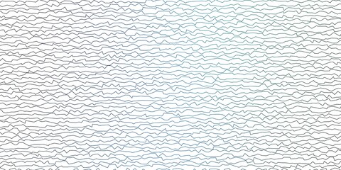 Dark Blue, Green vector texture with wry lines. Bright illustration with gradient circular arcs. Template for your UI design.