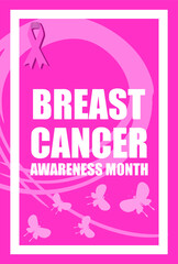 Breast cancer awareness campaign poster


