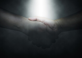 握手のジェスチャー