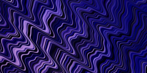Light Purple vector background with wry lines. Colorful illustration in abstract style with bent lines. Best design for your posters, banners.