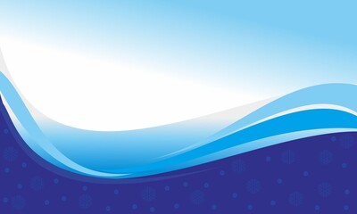 abstract blue wave background