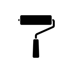 Paint roller icon. Vector web design.
