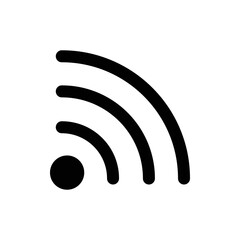 Wi Fi Icon, wireless Icon. Wi fi signal sign modern web icon. Wi Fi network icon.