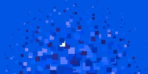 Light BLUE vector background in polygonal style. Rectangles with colorful gradient on abstract background. Template for cellphones.