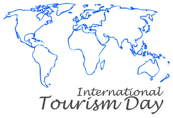 World tourism day series.vector illustration.