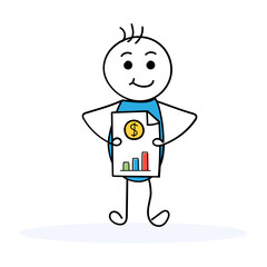 
Vector design of financial management, corporate file illustration 
