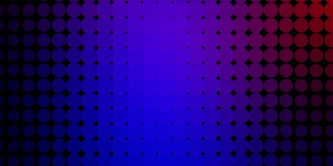 Light Blue, Red vector layout with circle shapes. Illustration with set of shining colorful abstract spheres. New template for a brand book.