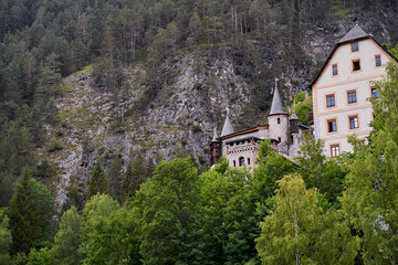 Obraz premium The castle Fernstein in Alps, Austria .
